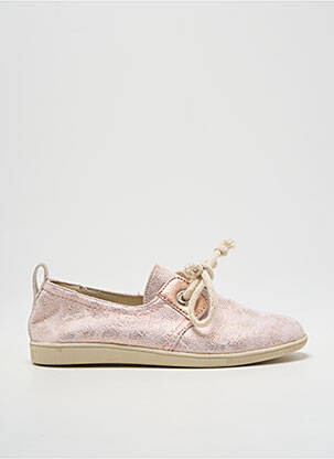 Slip ons fermeture lacets bout rond rose ARMISTICE fille