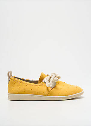 Slip ons fermeture lacets bout rond jaune ARMISTICE fille