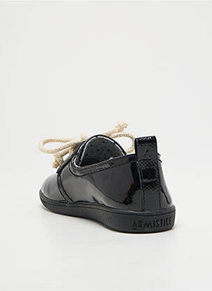 Slip ons fermeture lacets bout rond noir ARMISTICE fille