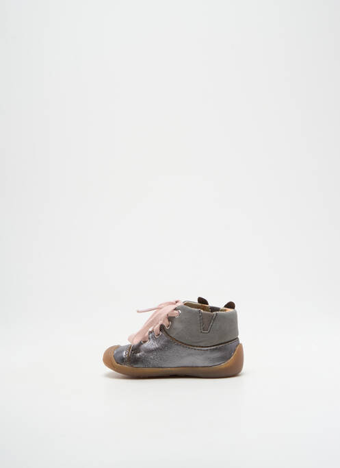 Bottillons argent NOËL pour fille