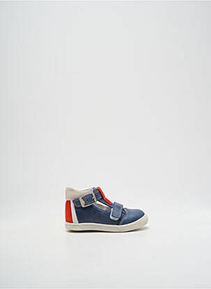 Sandales/nu pieds matière lisse bout rond bleu BELLAMY garçon