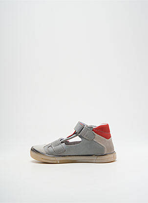 Sandales/nu pieds semelle amovible bout rond gris BELLAMY garcon