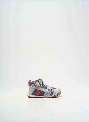 Sandales/nu pieds semelle amovible bout rond gris BELLAMY garçon