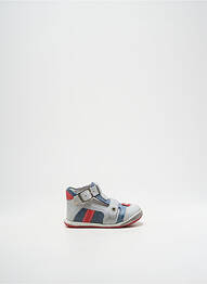 Sandales/nu pieds semelle amovible bout rond gris BELLAMY garcon