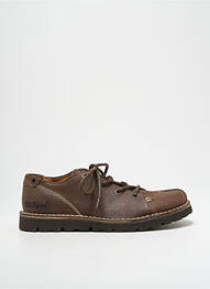 Baskets fermeture lacets bout rond marron KICKERS garcon