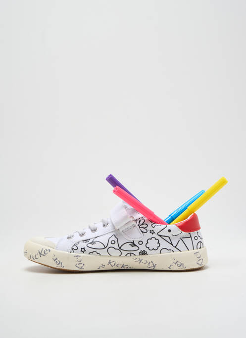 Baskets blanc KICKERS pour enfant