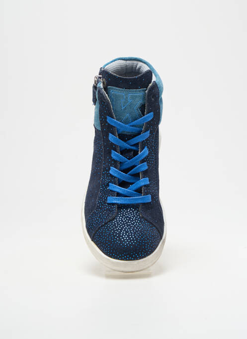 Baskets bleu KICKERS pour fille