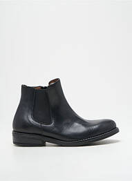 Bottines/boots matière lisse talon bas noir BELLAMY fille