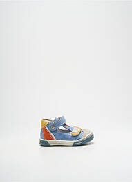 Sandales/nu pieds matière lisse bout rond bleu BELLAMY garcon