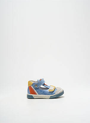 Sandales/nu pieds matière lisse bout rond bleu BELLAMY garcon