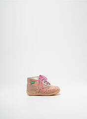 Bottillons beige KICKERS pour fille seconde vue