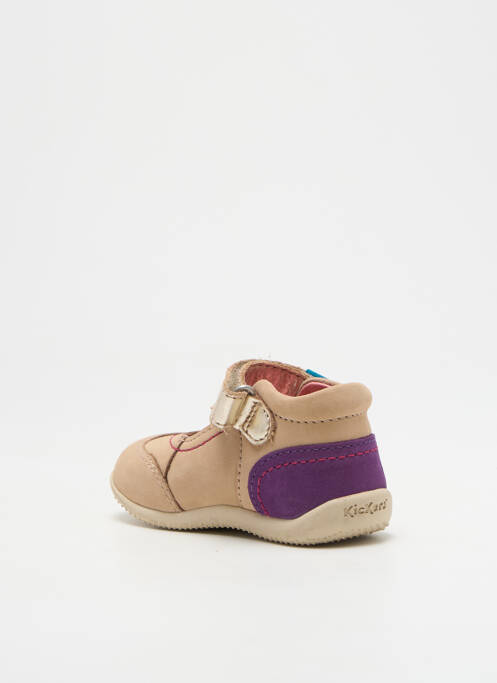 Ballerines beige KICKERS pour fille