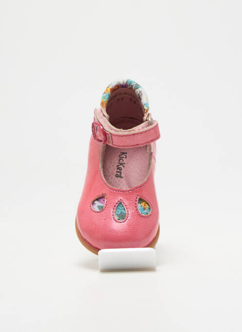 Ballerines rose KICKERS pour fille