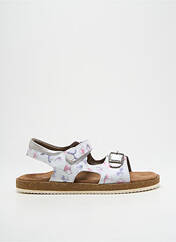 Sandales/Nu pieds blanc KICKERS pour fille seconde vue