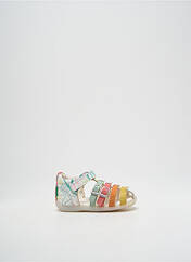 Sandales/Nu pieds blanc KICKERS pour fille seconde vue