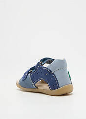 Sandales/Nu pieds bleu KICKERS pour garçon seconde vue