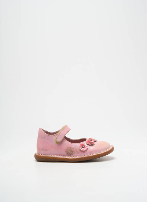 Ballerines rose KICKERS pour fille