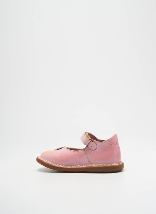 Ballerines rose KICKERS pour fille