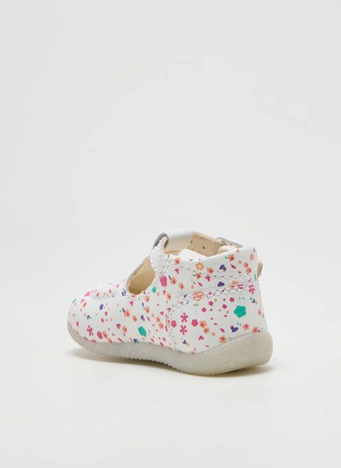 Bottillons blanc KICKERS pour fille