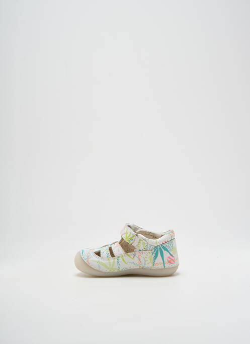 Sandales/Nu pieds blanc KICKERS pour fille