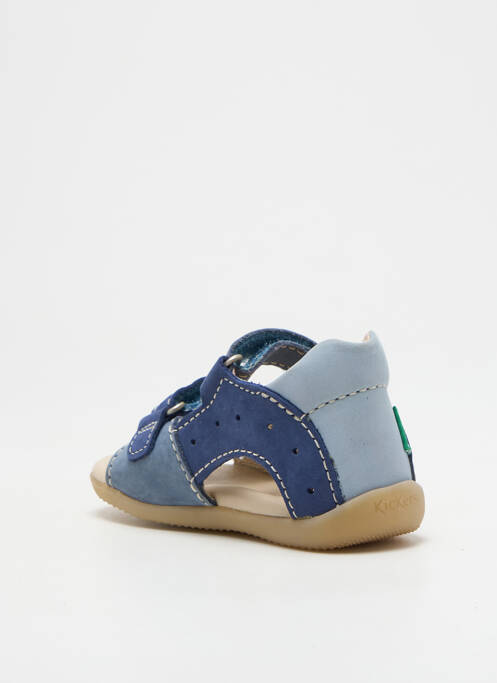 Sandales/Nu pieds bleu KICKERS pour garçon