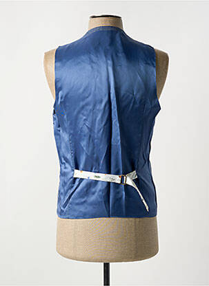 Gilet sans manche coupe cintrée bleu MONSIEUR HECTOR homme
