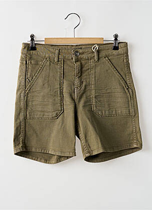 Short tissage denim taille normale vert CIMARRON femme