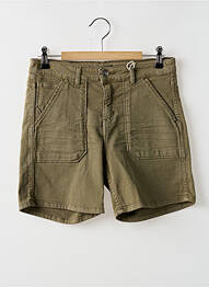 Short tissage denim taille normale vert CIMARRON femme