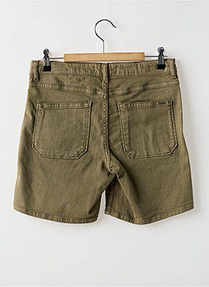Short tissage denim taille normale vert CIMARRON femme