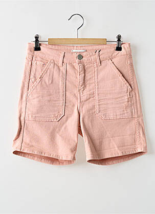 Short fermeture zippée sous rabat boutonné taille normale rose CIMARRON femme