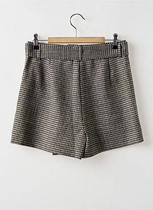 Jupe short taille à pinces noir FREEMAN T.PORTER femme