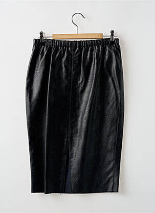 Jupe mi-longue coupe droite noir SCHOOL RAG femme