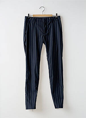 Pantalon chino taille normale taille normale bleu REIKO femme