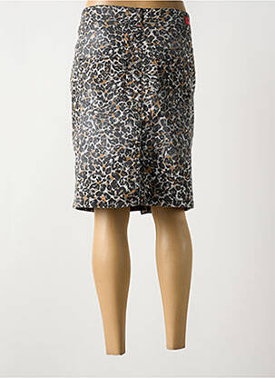 Jupe mi-longue coupe droite noir STREET ONE femme
