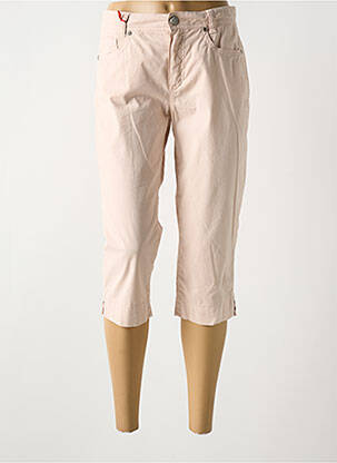 Corsaire tissage popeline taille normale rose ANNA MONTANA femme