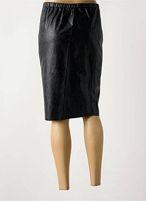 Jupe mi-longue coupe droite noir SCHOOL RAG femme