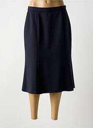 Jupe mi-longue taille normale bleu ANNE KELLY femme