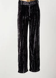 Pantalon droit stretch taille haute gris RUE MAZARINE femme