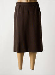 Jupe mi-longue marron GRIFFON pour femme seconde vue