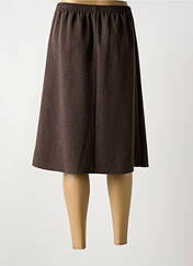 Jupe mi-longue marron GRIFFON pour femme seconde vue