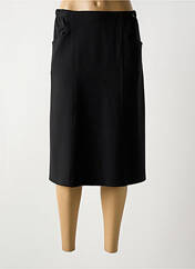 Jupe mi-longue noir PLURIELLES pour femme seconde vue