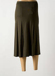 Jupe mi-longue vert YERSE pour femme seconde vue