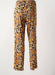 Pantalon droit orange FRANCE RIVOIRE pour femme seconde vue