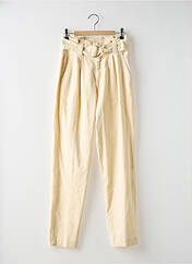 Pantalon slim beige REIKO pour femme seconde vue