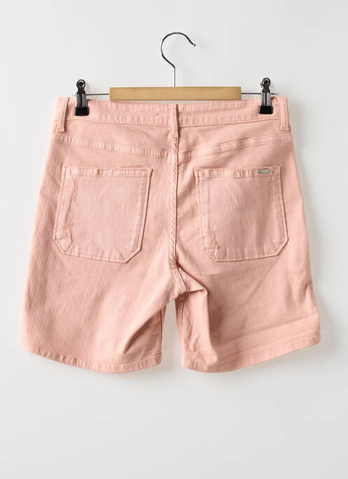Short fermeture zippée sous rabat boutonné taille normale rose CIMARRON femme