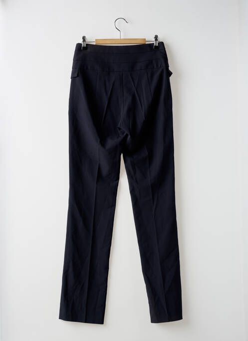 Pantalon slim tissage popeline taille haute bleu JUS D'ORANGE femme