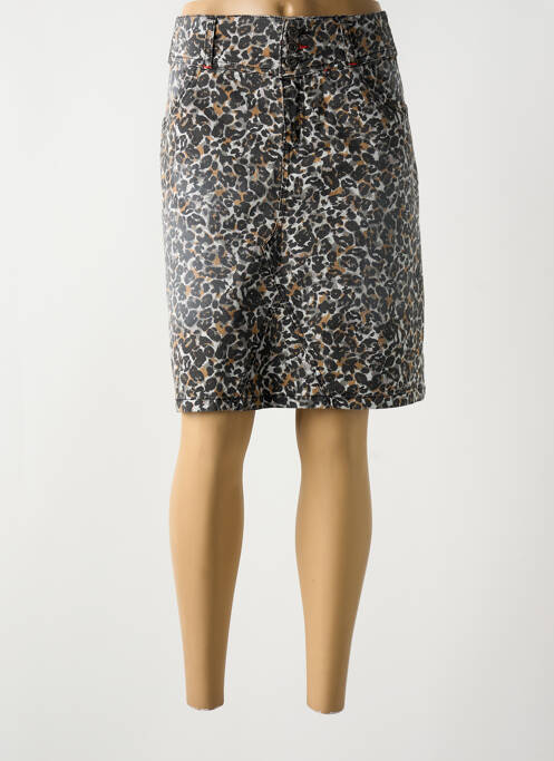 Jupe mi-longue coupe droite noir STREET ONE femme