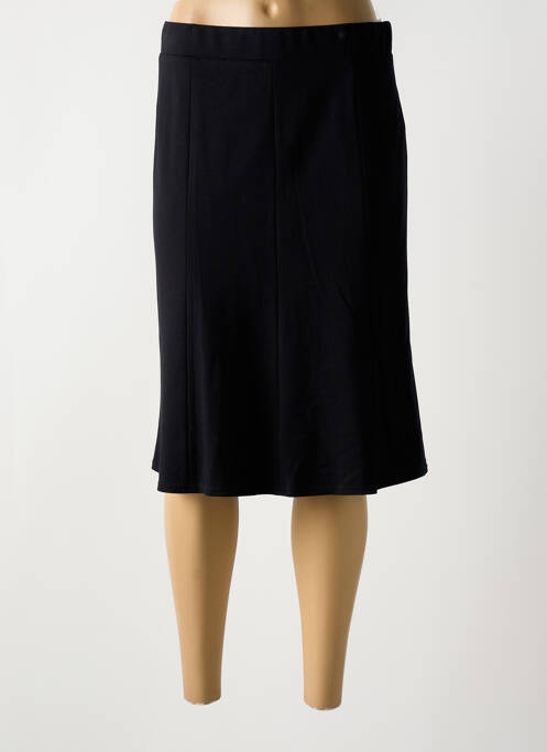 Jupe mi-longue taille normale noir BARBARA LEBEK femme