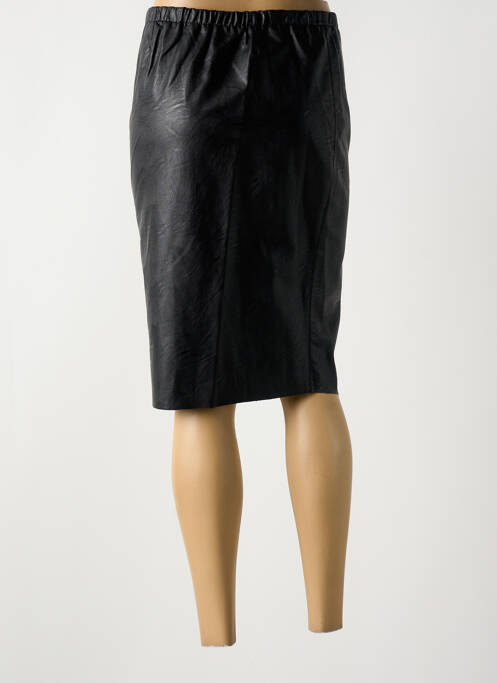 Jupe mi-longue coupe droite noir SCHOOL RAG femme