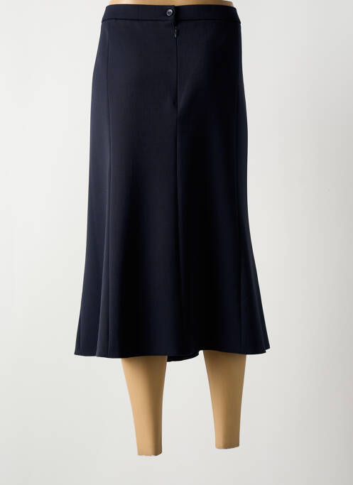 Jupe mi-longue taille normale bleu ANNE KELLY femme